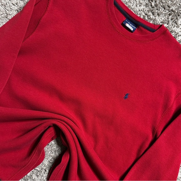 2000s Polo Ralph Lauren Thermal Long Sleeve Shirt - Picture 1 of 3